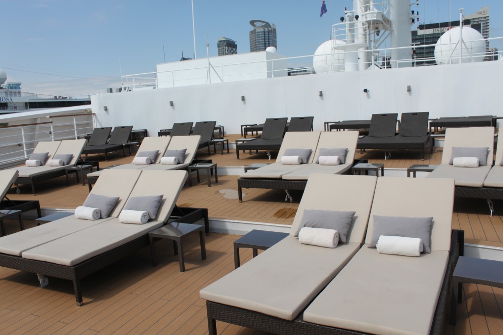 This is one of several outdoor areas you can loose yourself on the ship